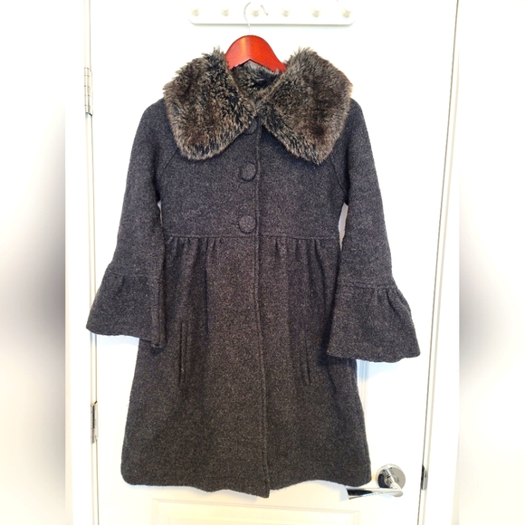 ZARA Winter Coat Size S Gray Color - Picture 1 of 3
